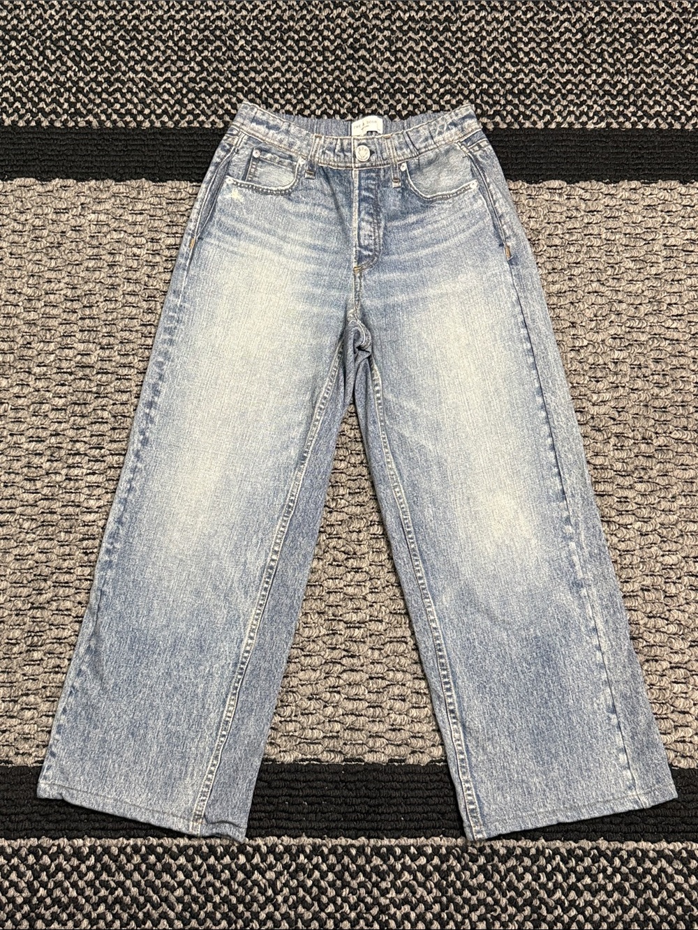 Rag & Bone Miramar Sweatpant Jeans Women’s Sz XS Cropped Leg Stretch Casual